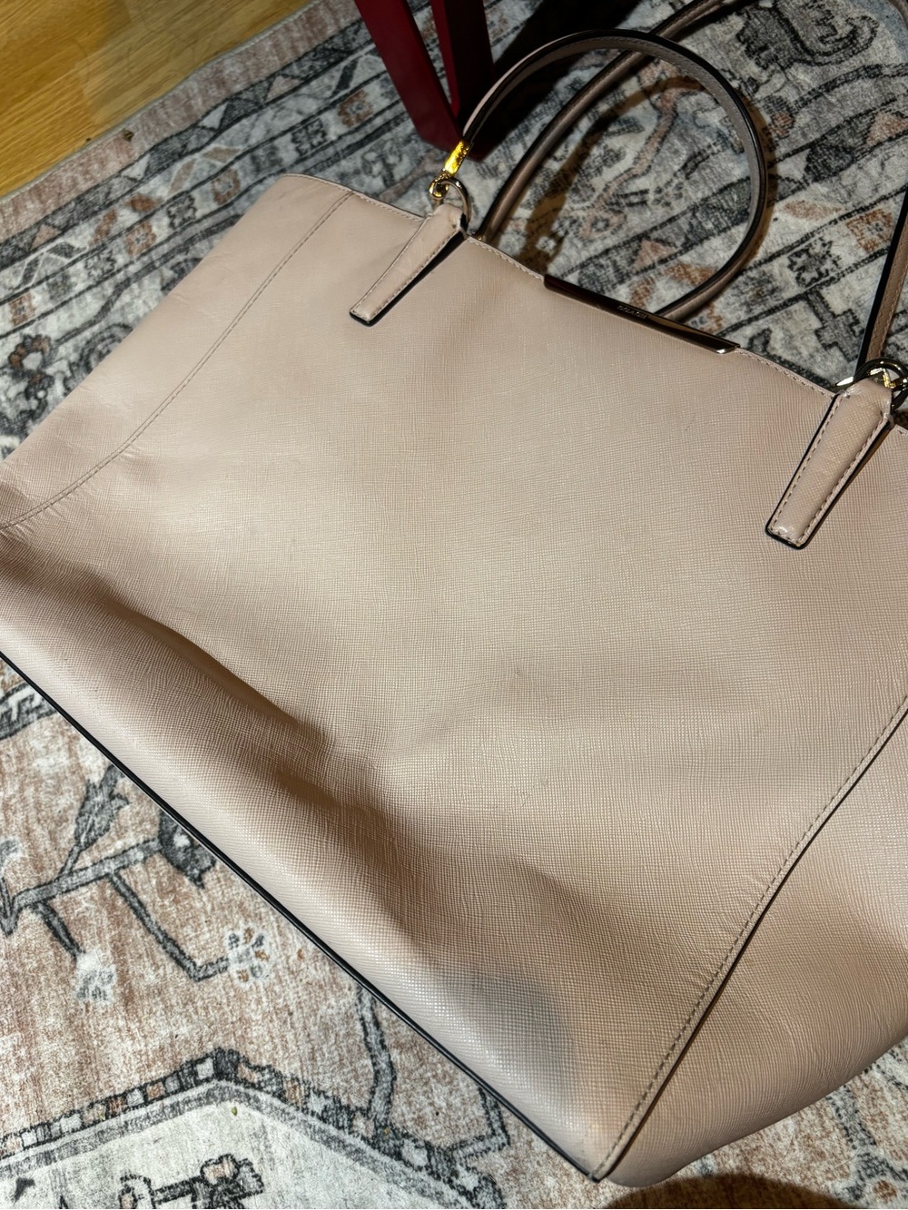 Coach Blush Large Leather Tote - Picture 4 of 11